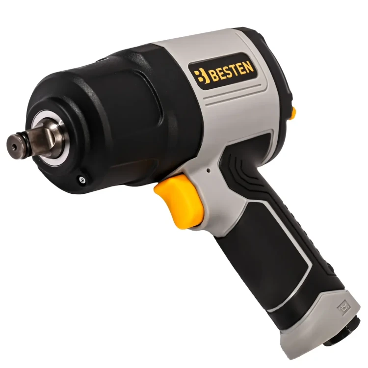 Pneumatický rázový utahovák 1/2″ BESTEN BE0002884, 1650 Nm, Twin Hammer, s přepínačem