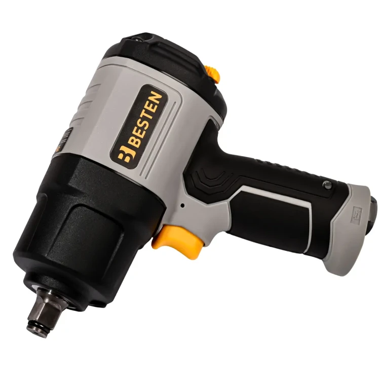 Pneumatický rázový utahovák 1/2″ BESTEN BE0002884, 1650 Nm, Twin Hammer, s přepínačem