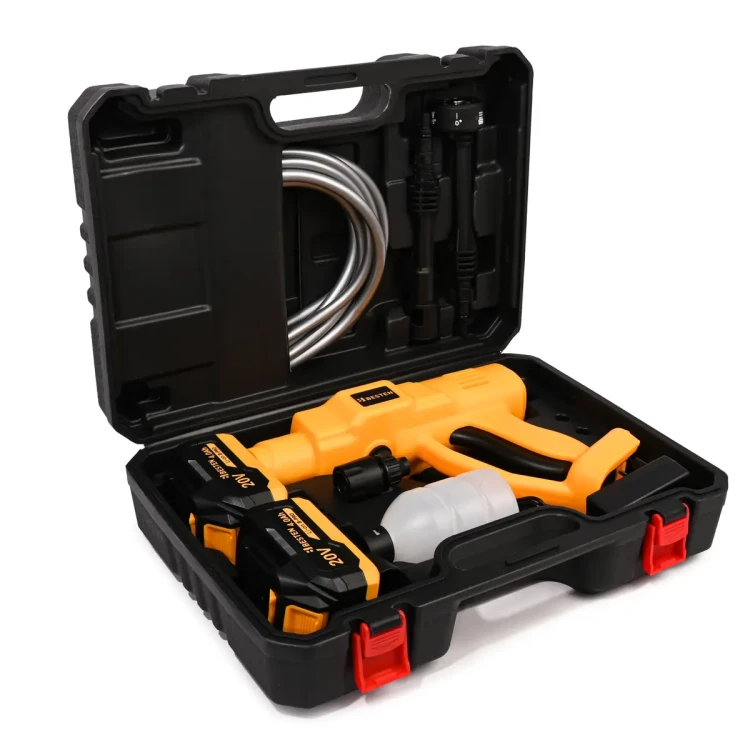 Aku tlaková myčka 20 V, 20 bar, 2× akumulátor, tryska 6v1 B-PRO BESTEN BE-2896