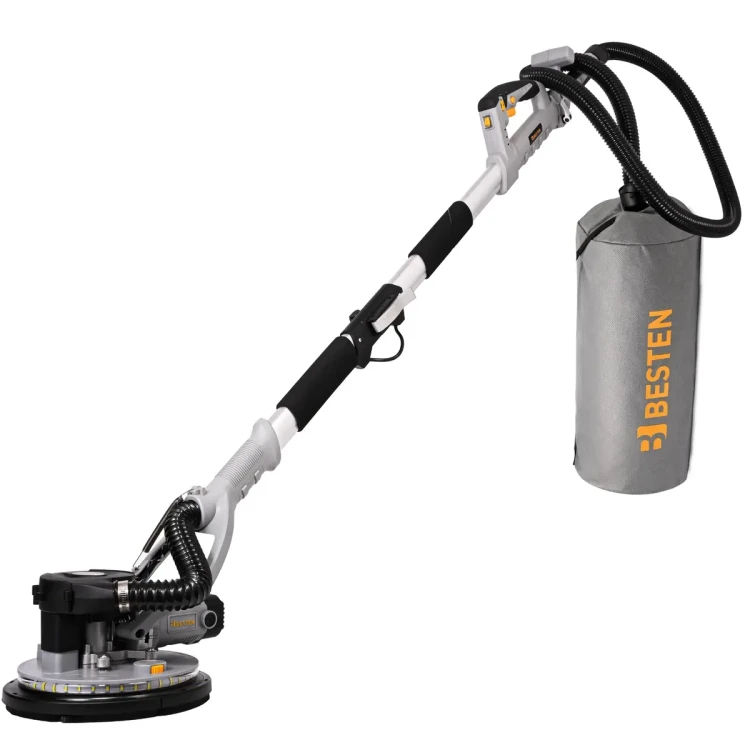 Bruska na stěny a stropy se sádrokartonem, LED 360°, teleskop 150–200 cm BESTEN BE-2906