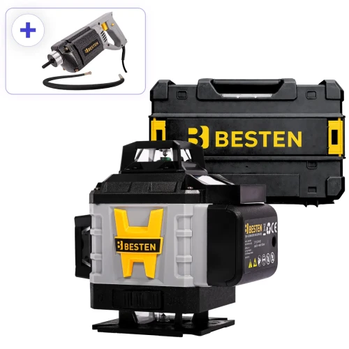 Zestaw Poziomica Besten Be-2848 + Zageszczarka_Betonu_Besten_Be0002856_1.webp